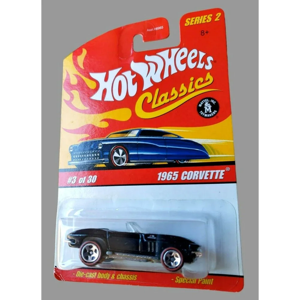 2006 Hot Wheels 1965 CORVETTE Spectraflame Dark Blue CLASSICS SERIES 2 REDLINE